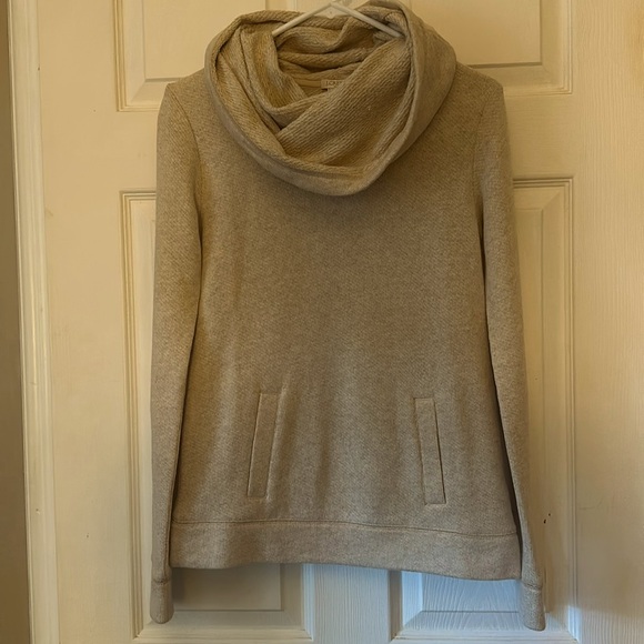 NWT J. Crew cowl neck sweatshirt - Picture 1 of 4